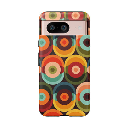 Retro Groovy Space Orb, Funky Fun Tough Phone Case