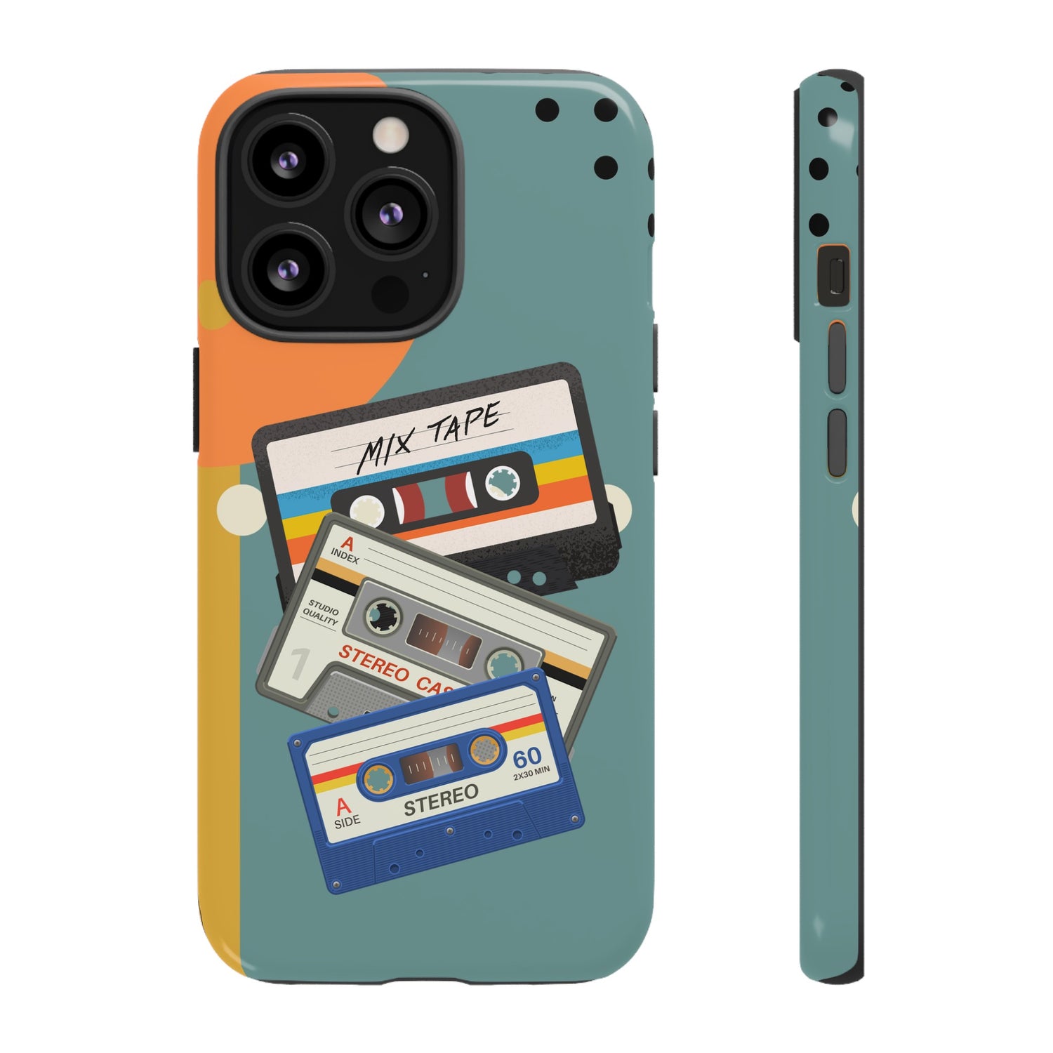 Gen X, Retro Cassettes Mid Mod Smart Phone Tough Cases