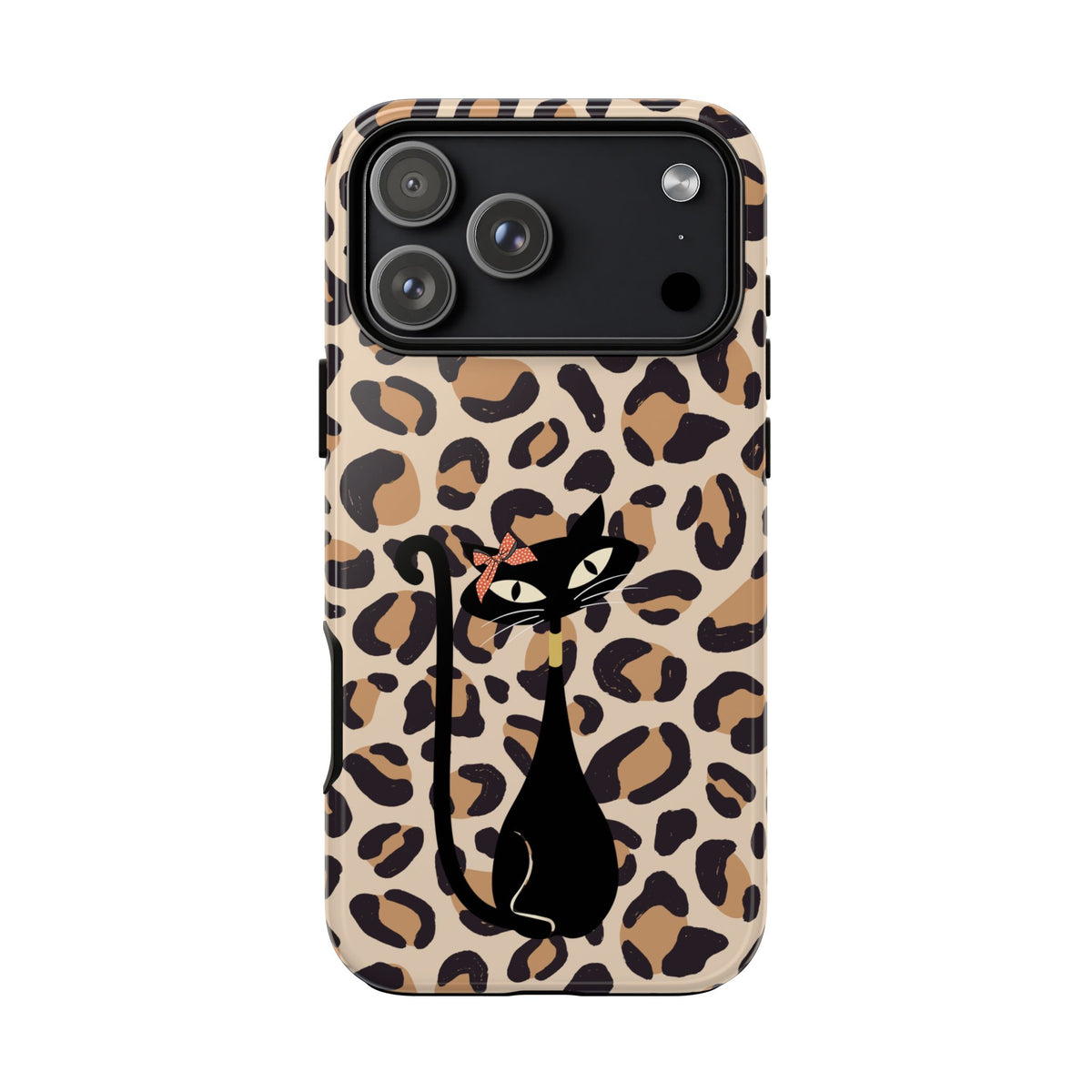 Mid Century Modern 50s Leopard Print, Atomic Cat, Mid Mod Tough Cases