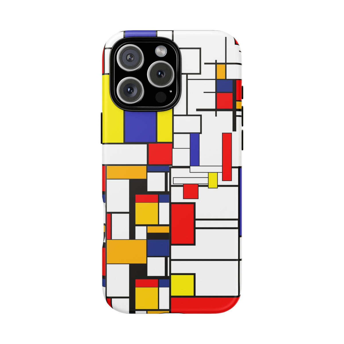 Retro Mod Mondrian, Mid Century Modern Style Tough Phone Case