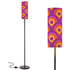 Retro Groovy Orange Purple, Mid Mod Floor Lamp Modern Standing Lamp - Mid Century Modern Gal