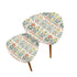Mid Modern Danish Scandinavian Nesting Tables - Mid Century Modern Gal