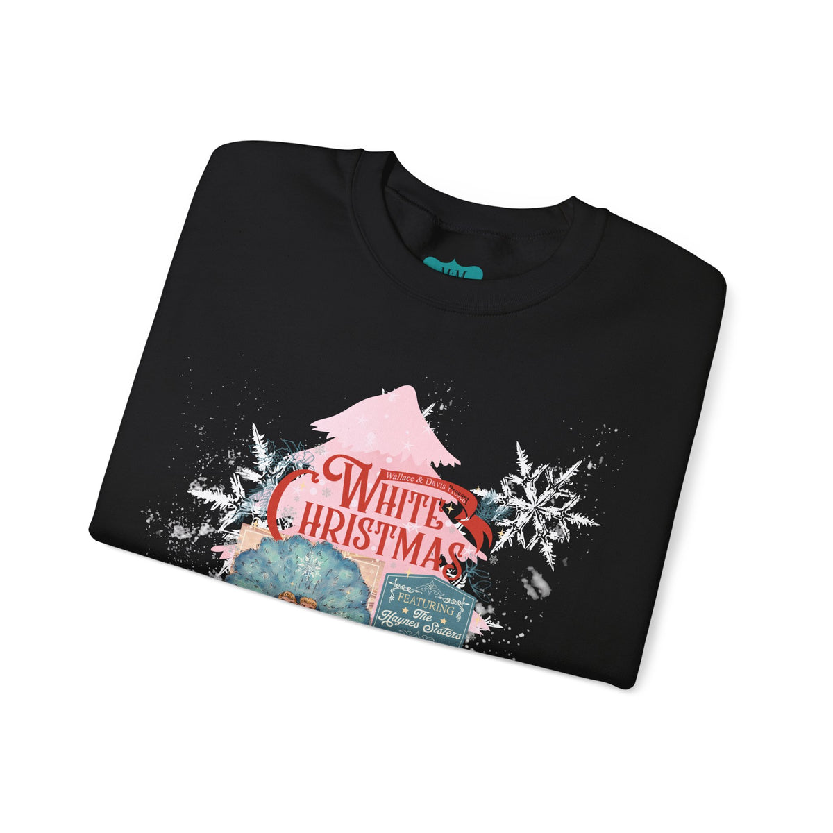 Sister Sister Festive 'White Christmas' Unisex Crewneck Sweatshirt - Cozy Holiday Apparel - Mid Century Modern Gal