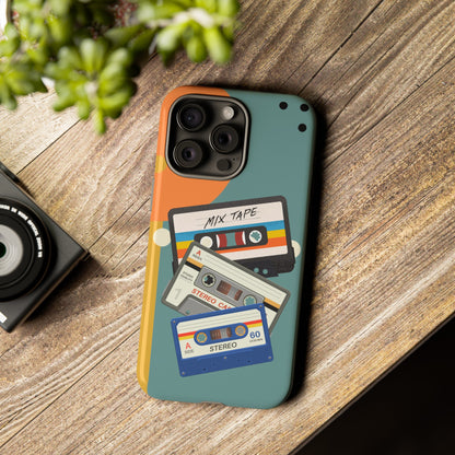 Gen X, Retro Cassettes Mid Mod Smart Phone Tough Cases