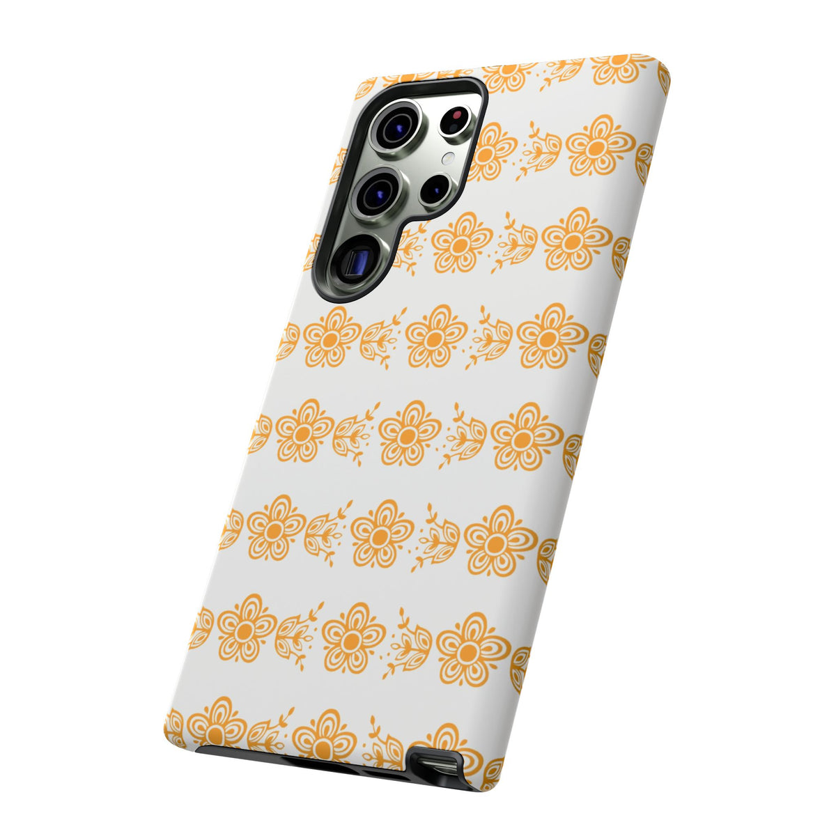 Pyrex Golden Butterfly Floral Phone Case, Tough Cases for Stylish Protection, Gift for Her, Durable, Trendy Floral Design, Cell Phone Cover