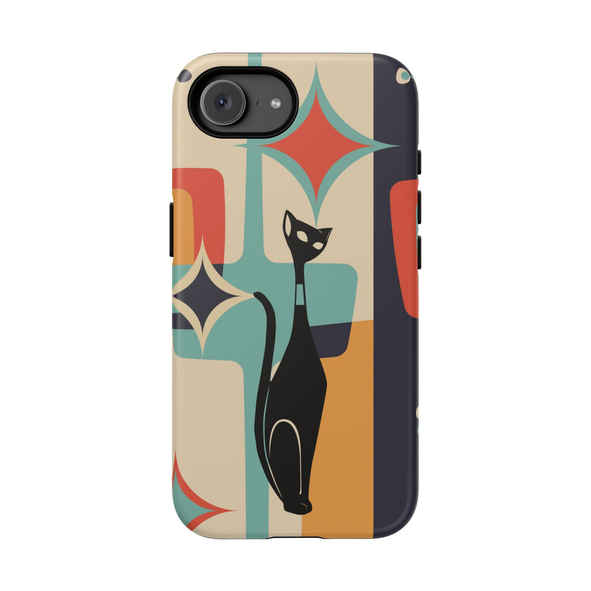 Atomic Cat, Sexton Cat, Mid Mod, Retro Geometric, Starburst Tough Phone Cases