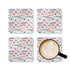 Mid Century Modern 4th of July Stars Corkwood Coaster Set - Mid Century Modern Gal
