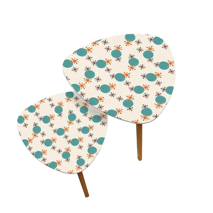 Mid Century Modern Retro Jacks Nesting Table Desing - Mid Century Modern Gal