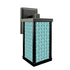 Art Deco Aqua Blue Mid Century Modern Patio Wall Light - Mid Century Modern Gal