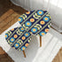 Modern Scandinavian Flower Blue, Orange Yellow Green Mid Century Modern Nesting Tables - Mid Century Modern Gal