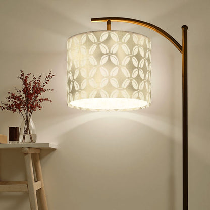 Art Deco Diamond Designed Elegant Modern Lamp SHADE ONLY - For Arc Floor Lamps Only - Mid Century Modern Gal