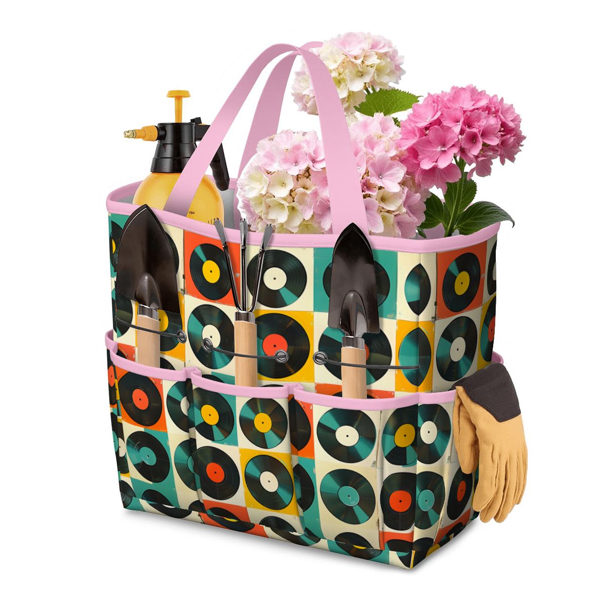 Retro Records, Groovy Mod Garden Tool Bag - Mid Century Modern Gal