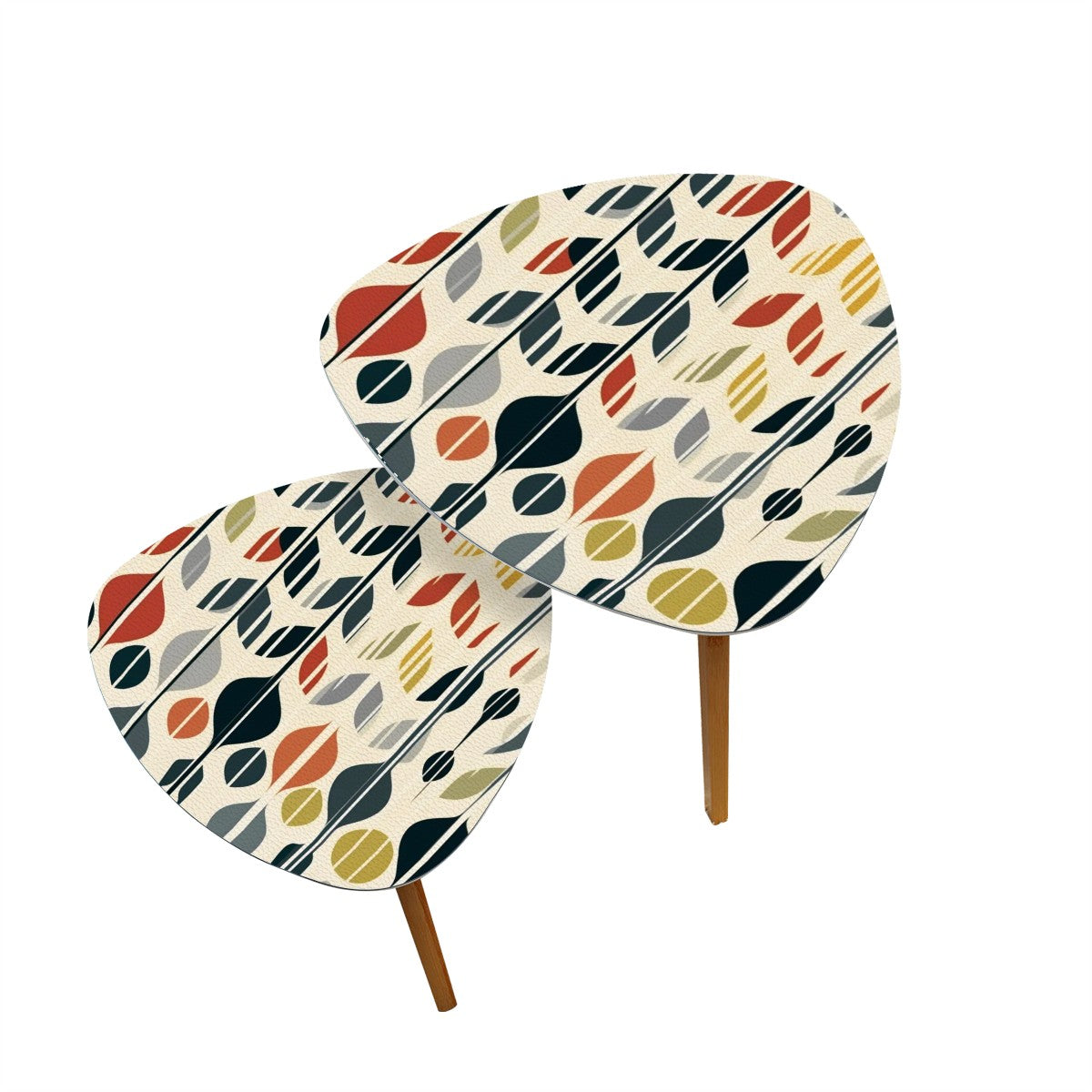Mid Century Modern Danish Scandinavian Designed Retro Mod Nesting Tables - Mid Century Modern Gal