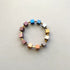 Aluminum Hematite Cube Bracelet - Orchid - Mid Century Modern Gal