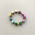 Aluminum Hematite Cube Bracelet - Spearmint - Mid Century Modern Gal
