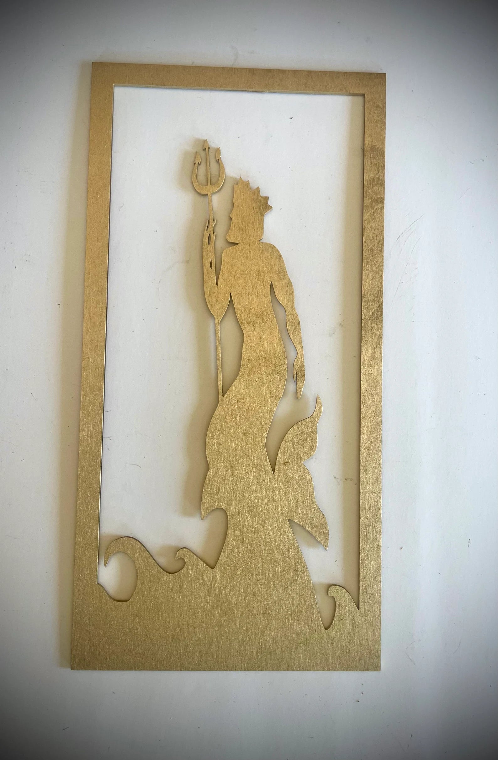 Art Deco Style Greek God - Poseidon, Zeus, Themis - 3-Panel Wood Wall Art