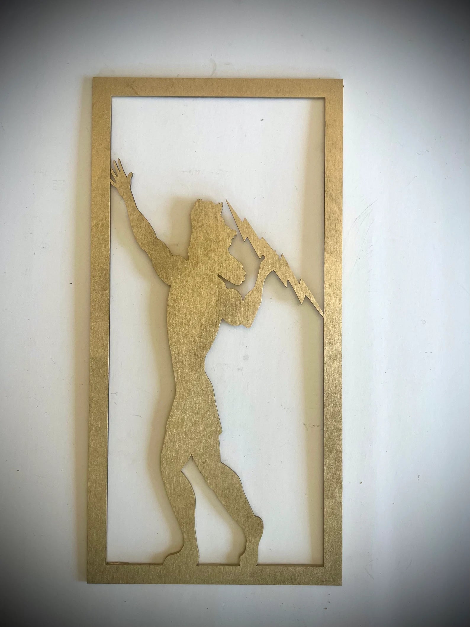 Art Deco Style Greek God - Poseidon, Zeus, Themis - 3-Panel Wood Wall Art