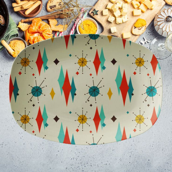 Atomic Retro Franciscan Mid Century Modern Dinner Platter