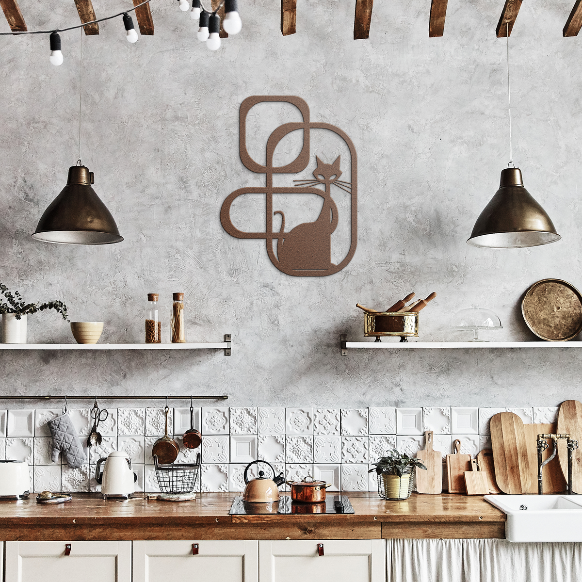 Atomic_Cat_Mid_Century_Modern_Wall_Art__Copper_Rustic_Kitchen_Mockup.png
