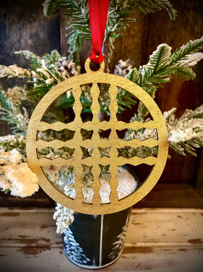 Boho Modern Art Deco Geometry Wood Ornament, Style D