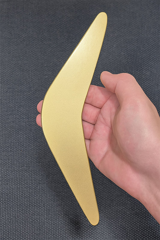 Mid Century Modern 2 Piece Boomerang Style Door Pull Set for Interior Sliding Doors - sold as set