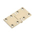 Butler Tray Hinges - Solid Satin Brass - Multiple Sizes - Square & Round Ends Available - Sold Individually