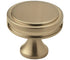 Cabinet Knobs - Oberon Series - 1-3/8" Inch - Golden Champagne Finish - Sold Individually