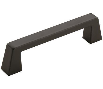 Cabinet Pulls - Blackrock Series - 3-3/4" Inch Center to Center - Black Bronze Finish - Sold Individually - Mid Century Modern Gal