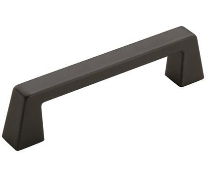 Cabinet Pulls - Blackrock Series - 3-3/4" Inch Center to Center - Black Bronze Finish - Sold Individually - Mid Century Modern Gal