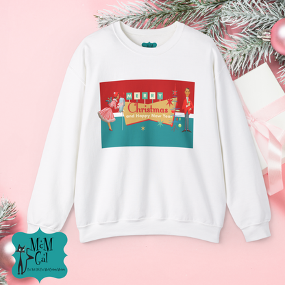 Merry Christmas Sweatshirt, Unisex Holiday Pullover, Cozy Gift for Him and Her, Christmas Party Wear, New Year Apparel, Festive Sweater