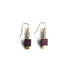 Cube Earrings - Aubergine - Mid Century Modern Gal