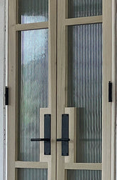 Modern Door Pull - Petite Size 2" x 8" Backplate - Barn Door Handle