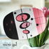 Atomic Cat Kitchen Mid Mod Party Platter, Black, Pink, White, Kitschy Retro Party Plate - Mid Century Modern Gal