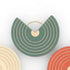 Erika Necklace · Geo Circles · Modern · Mid Century Modern - Green - Mid Century Modern Gal