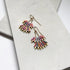 Fan Earrings - Desert Red - Mid Century Modern Gal