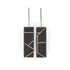 Freja Geometric Rectangle Earrings · Midcentury Modern Style - Dark Gray - Mid Century Modern Gal