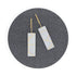 Freja Geometric Rectangle Earrings · Midcentury Modern Style - Frost - Mid Century Modern Gal