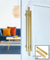 Modern Contemporary 3 Bar Door Pull handle with finger Pull Set - For Sliding Barn Door - Multiple Finishes Available - Sold as a Set - Mid Century Modern Gal