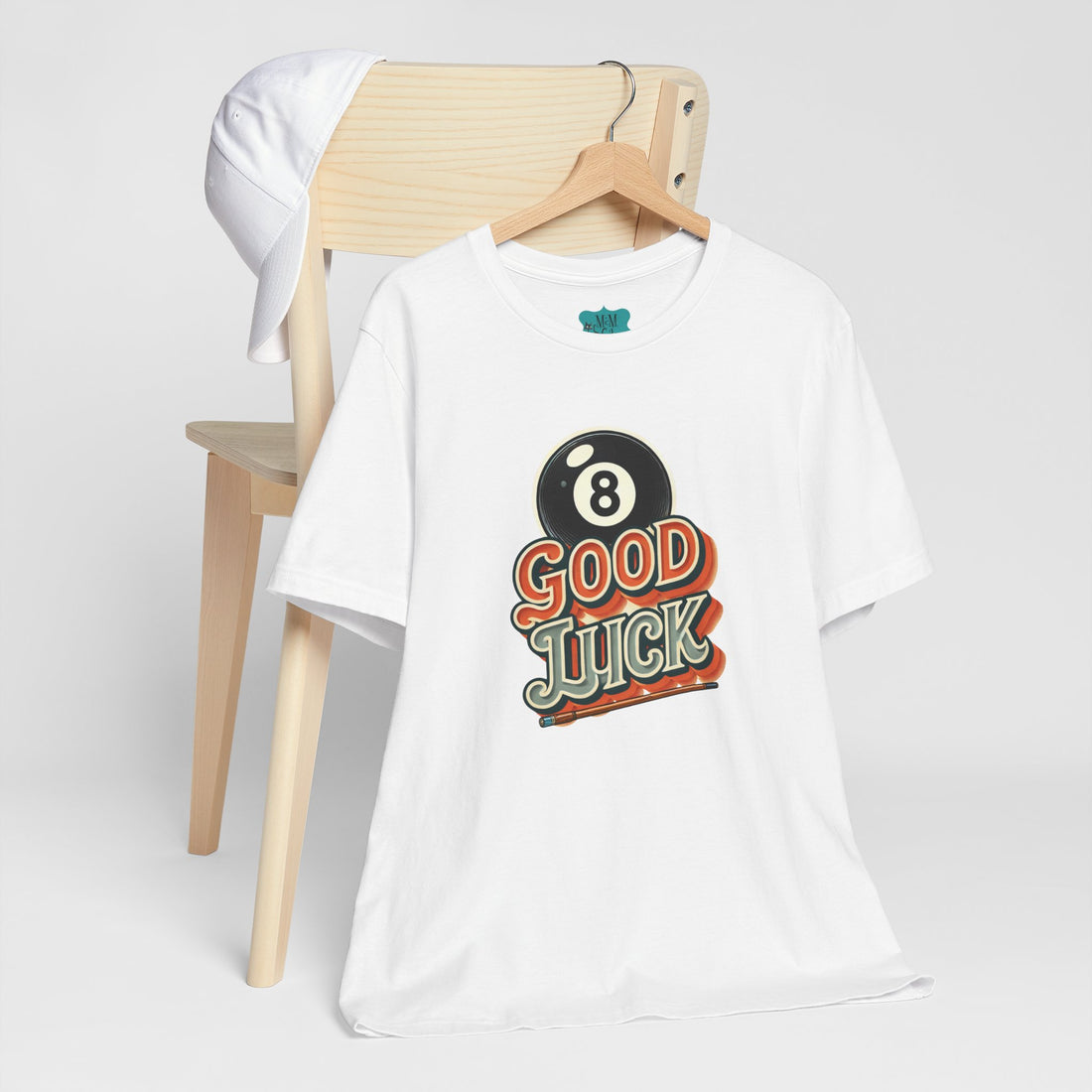 Good Luck  Vintage Pool Theme, Perfect for Games Night, Pool League Birthday Gift, Casual Style, Party Outfit - Mid Century Modern Gal