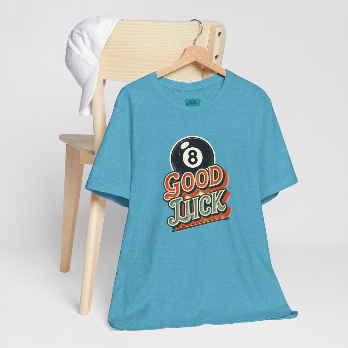 Good Luck  Vintage Pool Theme, Perfect for Games Night, Pool League Birthday Gift, Casual Style, Party Outfit - Mid Century Modern Gal