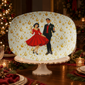 Mid Century Modern Christmas Party Martini Couple Party Platter