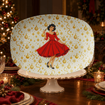 Mid Century Modern Christmas Martini Gal Party Platter
