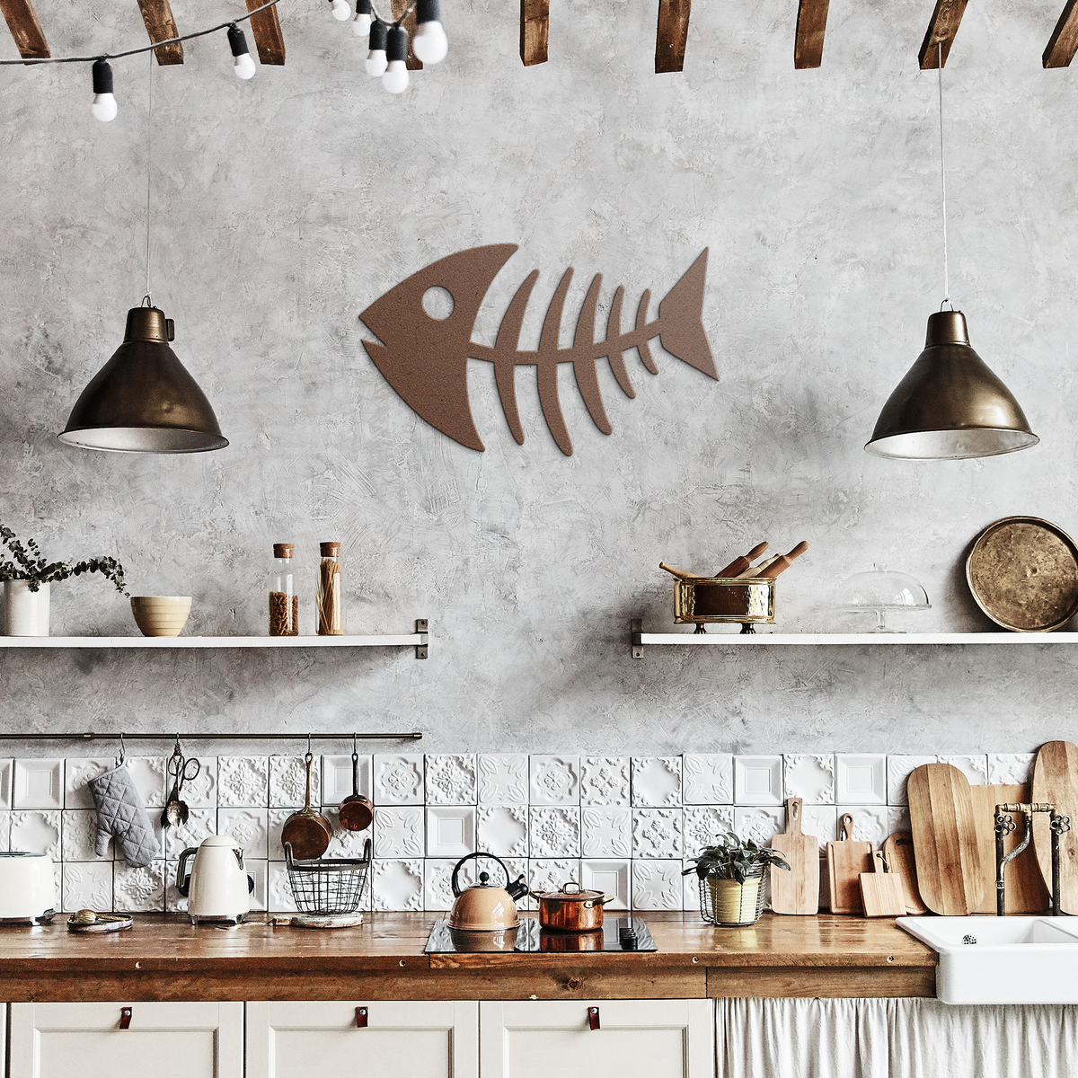 Mid_Century_Modern_Fish_Art_Metal_Art__Copper_Rustic_Kitchen_Mockup.png