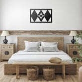Mid Century Modern Starbust Metal Wall Art, Shadow Box Wall Art - Mid Century Modern Gal