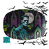 Retro Frankenstein Gothic Halloween, Fall Spooky Horror Party Platter - Mid Century Modern Gal