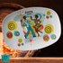 Mid Century Modern Black Retro Couple Fun Cocktail Hour Party Platter - Mid Century Modern Gal