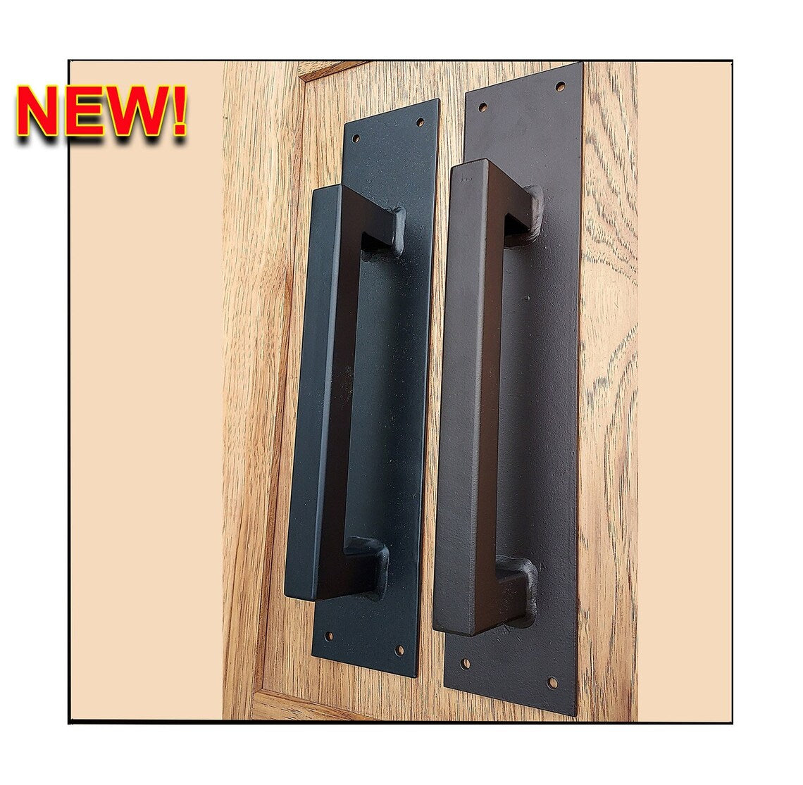 Extra Large Rectangular Pull - 11" Inch - Multiple Finishes Available - Sold Individually