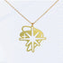 Retro Mid Century Modern Starburst Necklace - Gold - Mid Century Modern Gal
