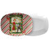 Shiny Brite Holiday Platter, Mid Century Modern 50s Christmas Party Serving Platter - Mid Century Modern Gal