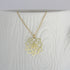 Succulent Mid Century Modern Palm Springs Necklace - Gold - Mid Century Modern Gal